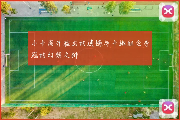 小卡离开猛龙的遗憾与卡椒组合夺冠的幻想之辩